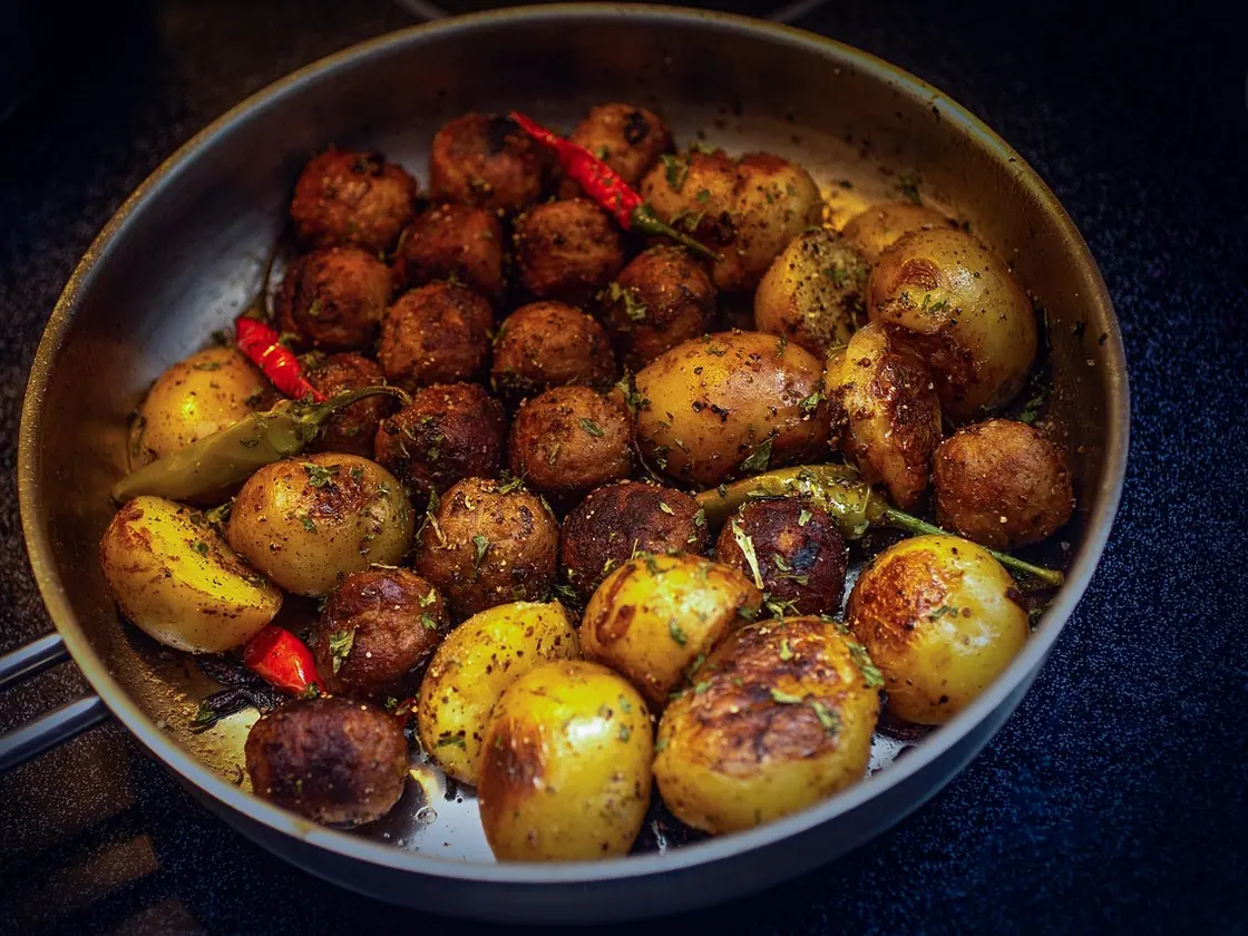 Albóndigas suecas con salsa cremosa