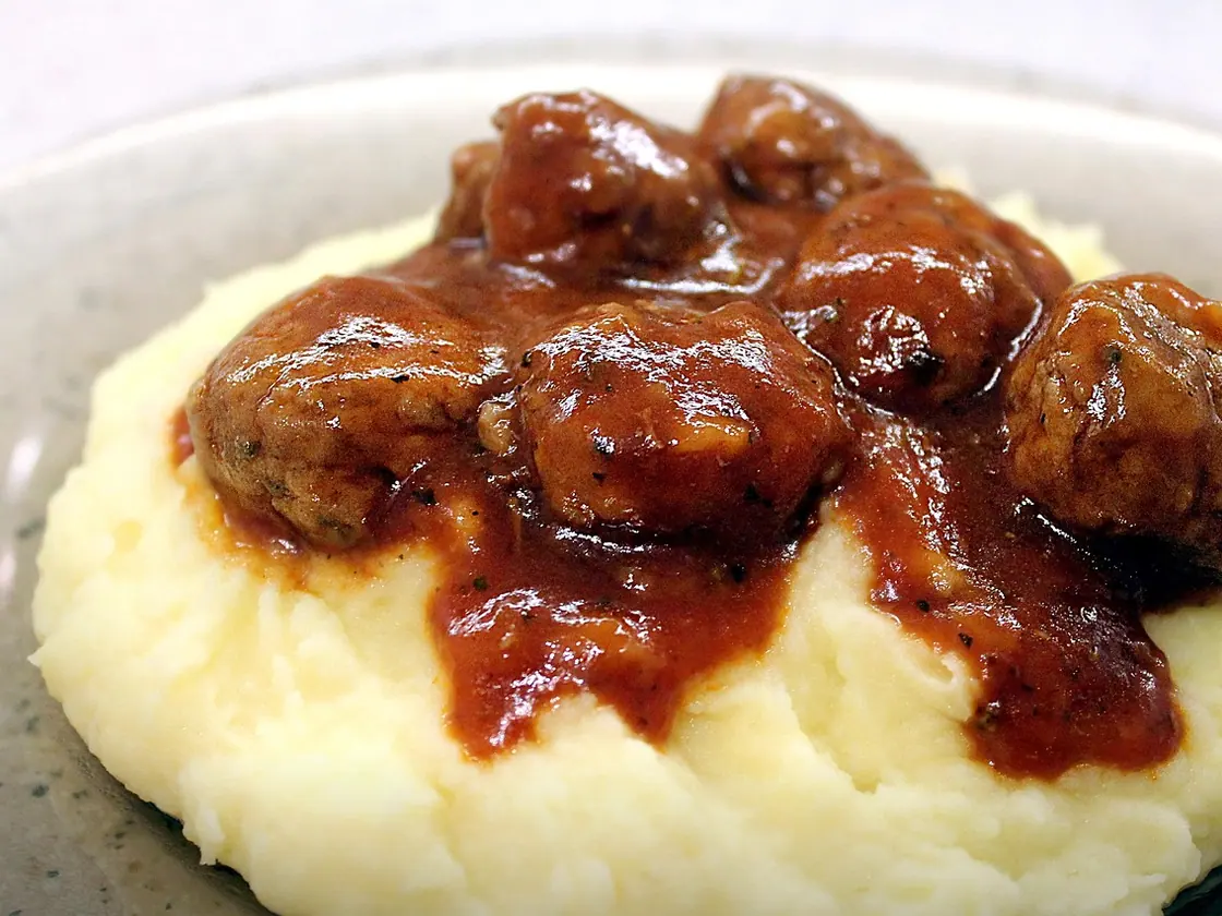 Albóndigas de ternera en salsa