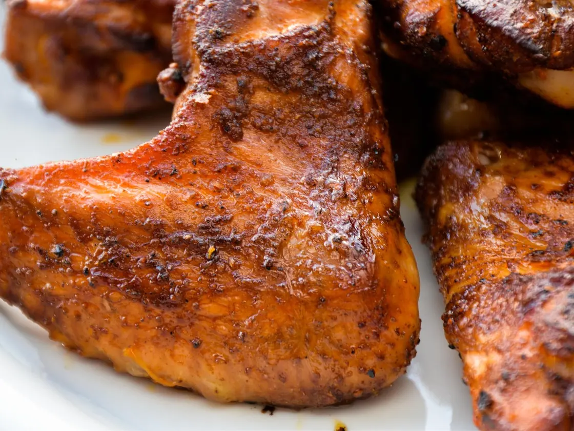 Alitas de pollo BBQ al horno