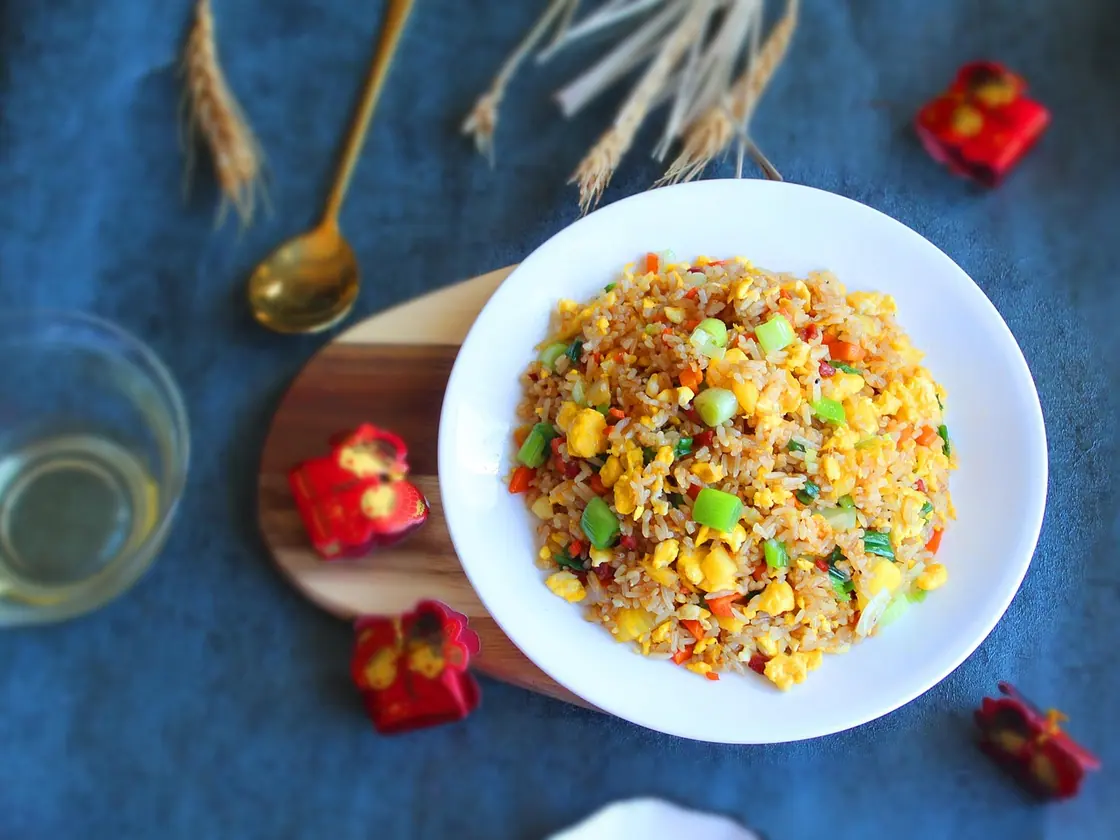 Arroz tres delicias proteico