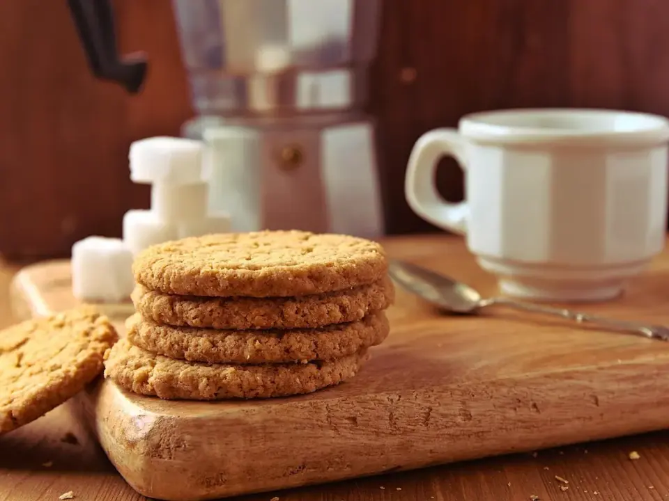 Avena horneada con arándanos (baked oats)