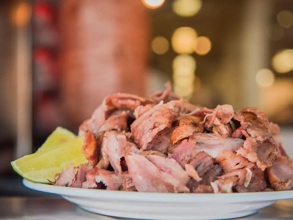 Tacos de carnitas de cerdo
