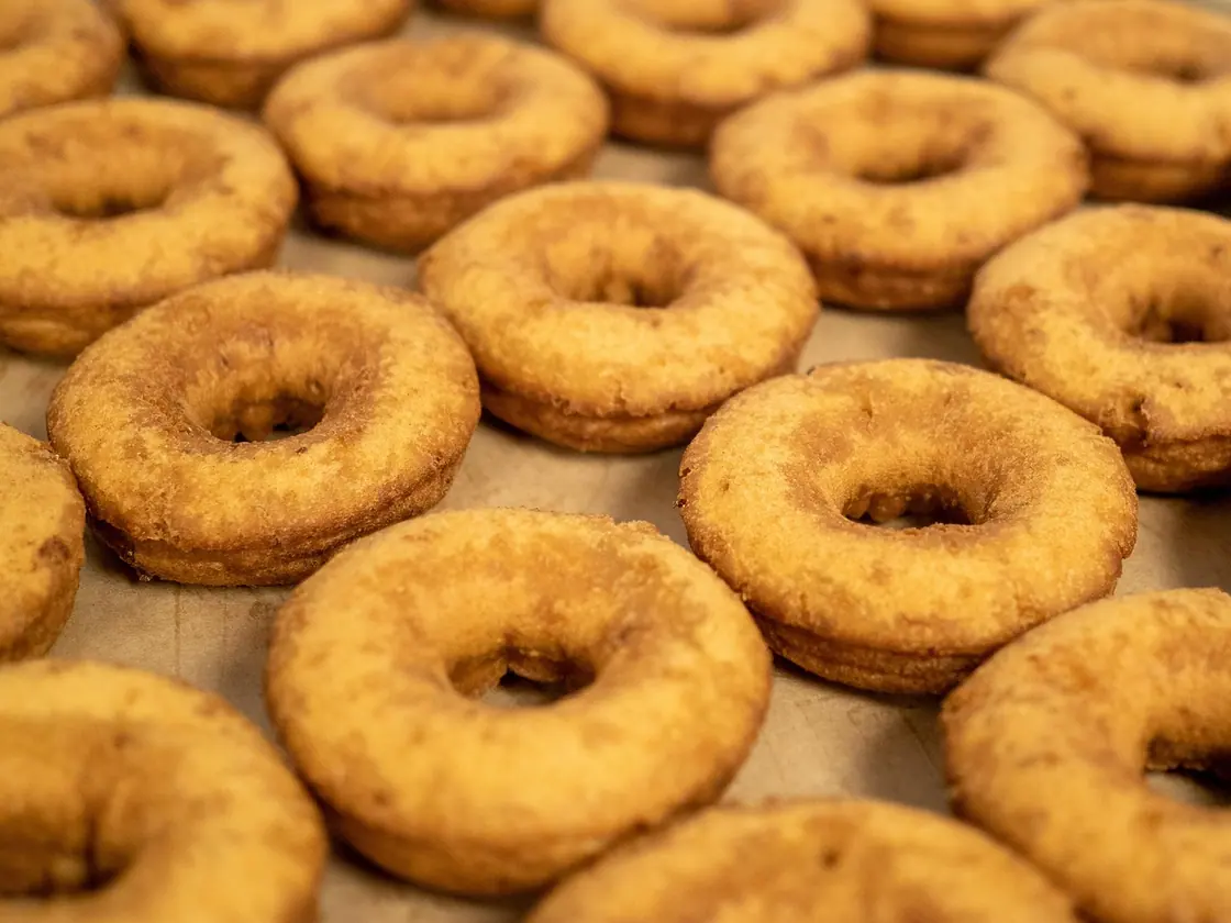 Chips de manzana con canela