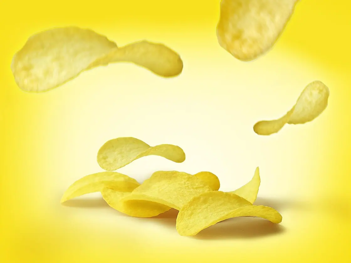 Chips de pan de pita al horno