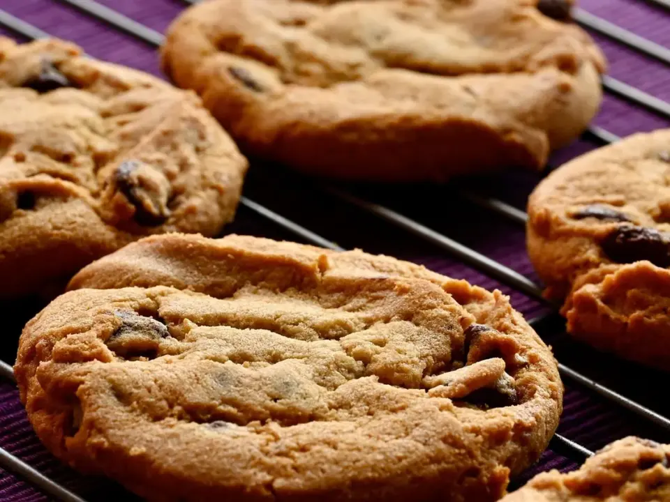 Cookies proteicas con pepitas de chocolate