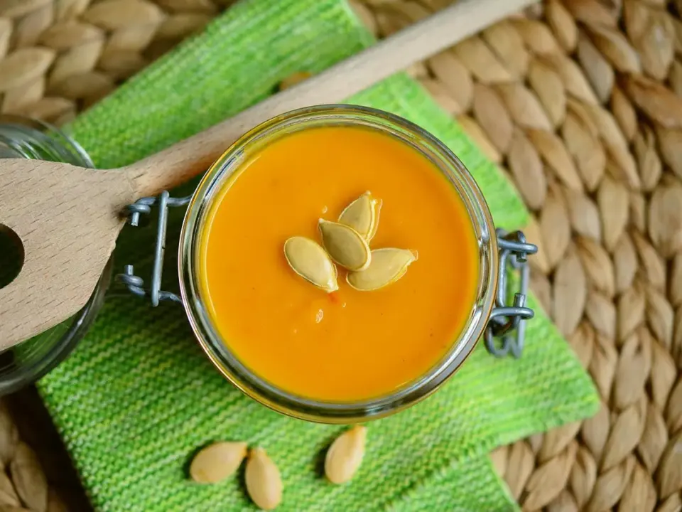 Crema de calabaza y jengibre