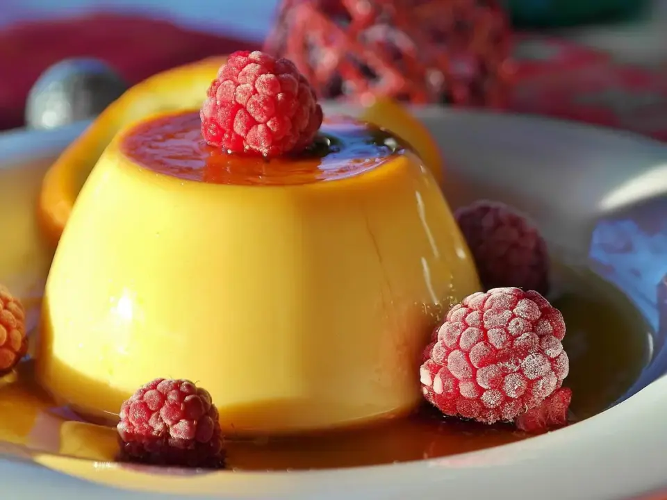 Flan de huevo casero ligero