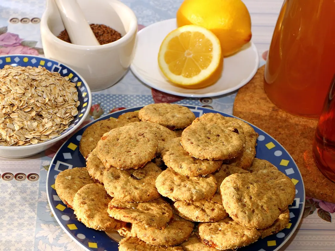 Galletas de avena y plátano (2 ingredientes)