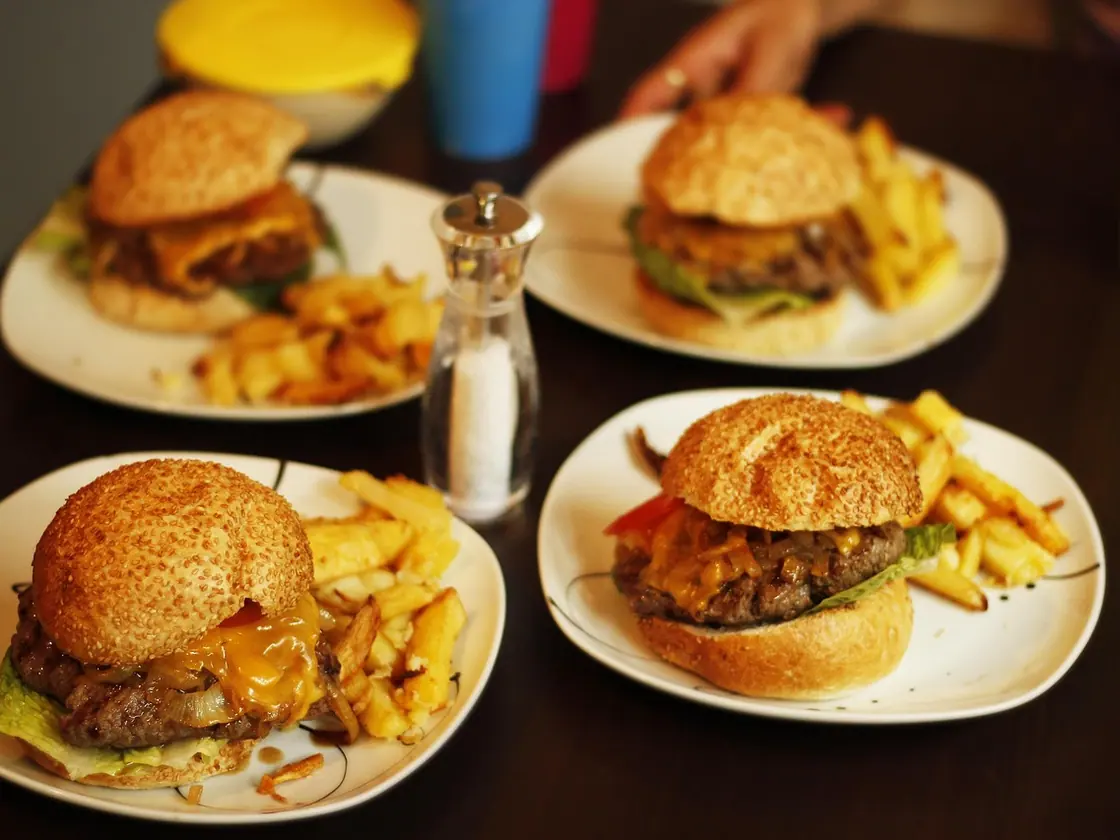 Hamburguesa BBQ con bacon para ganar peso