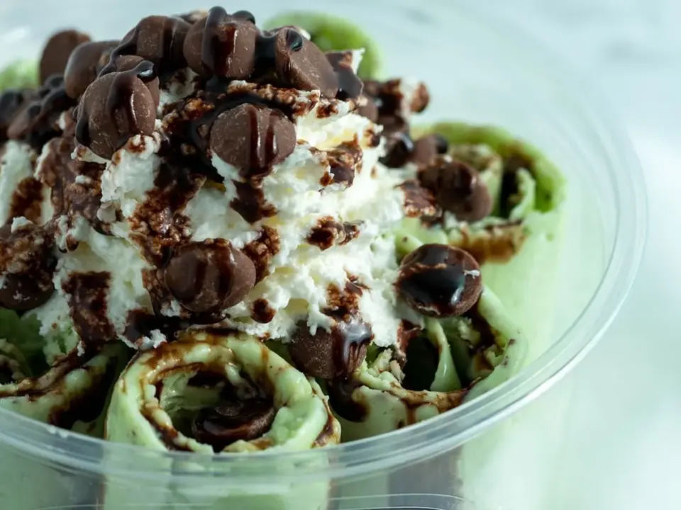 Helado de plátano y cacao (nice cream)