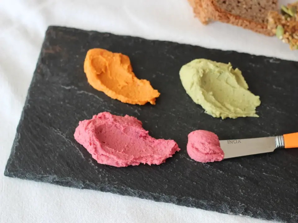 Hummus de remolacha