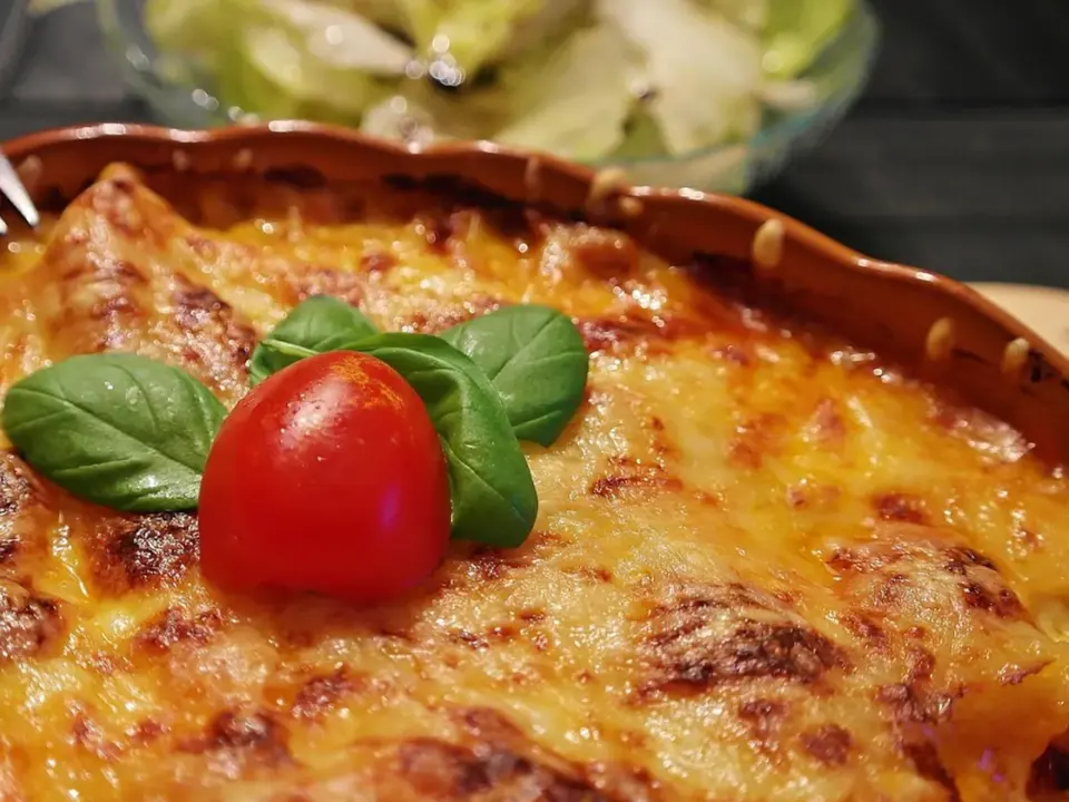 Lasaña de calabacín sin pasta