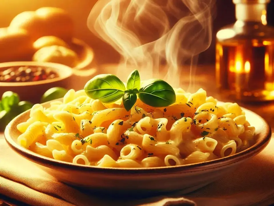 Macarrones con queso proteicos (mac and cheese)