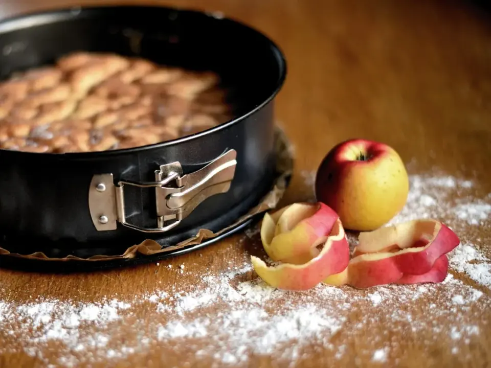 Manzanas asadas con canela y yogur