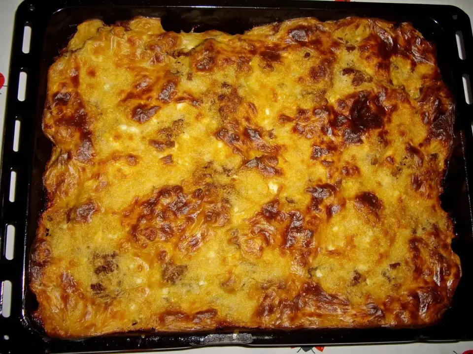 Musaka vegetariana de lentejas