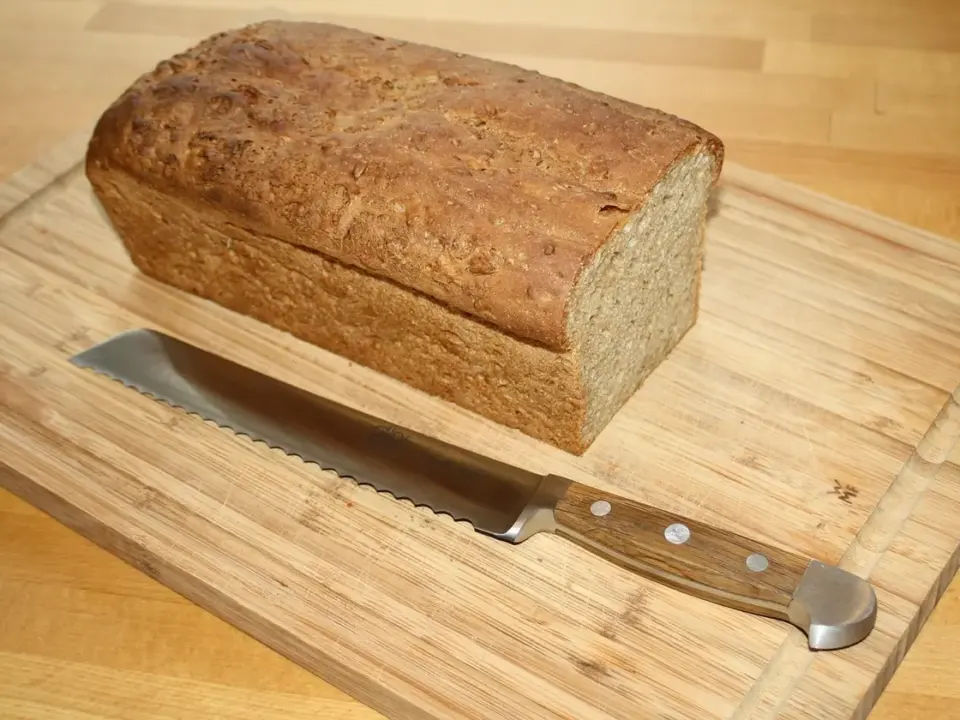 Pan de avena y yogur en molde