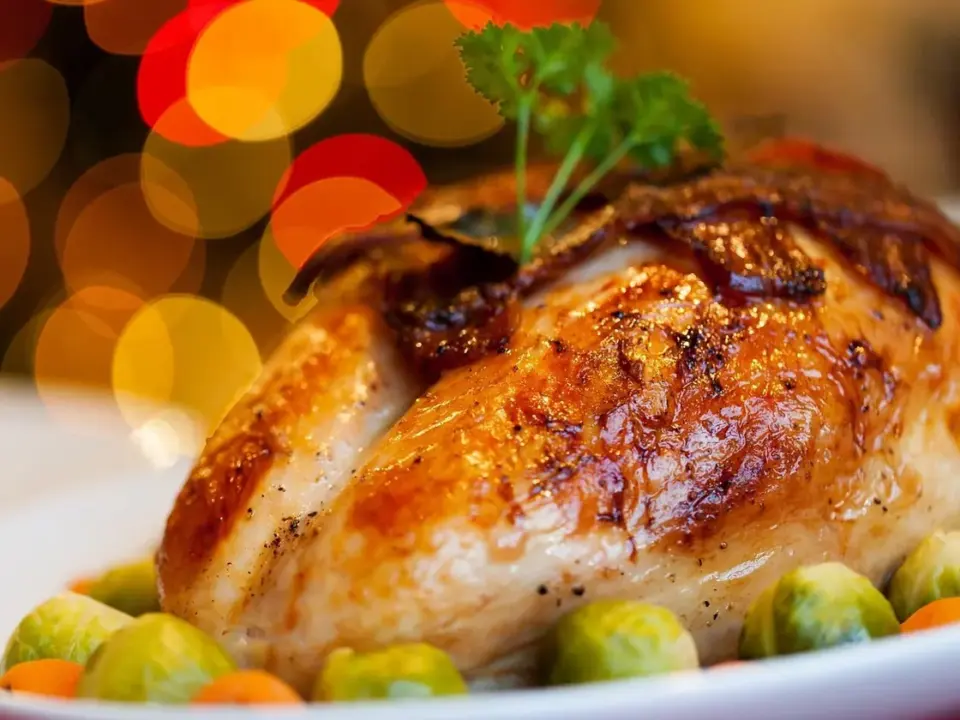 Pechuga de pavo al horno con hierbas