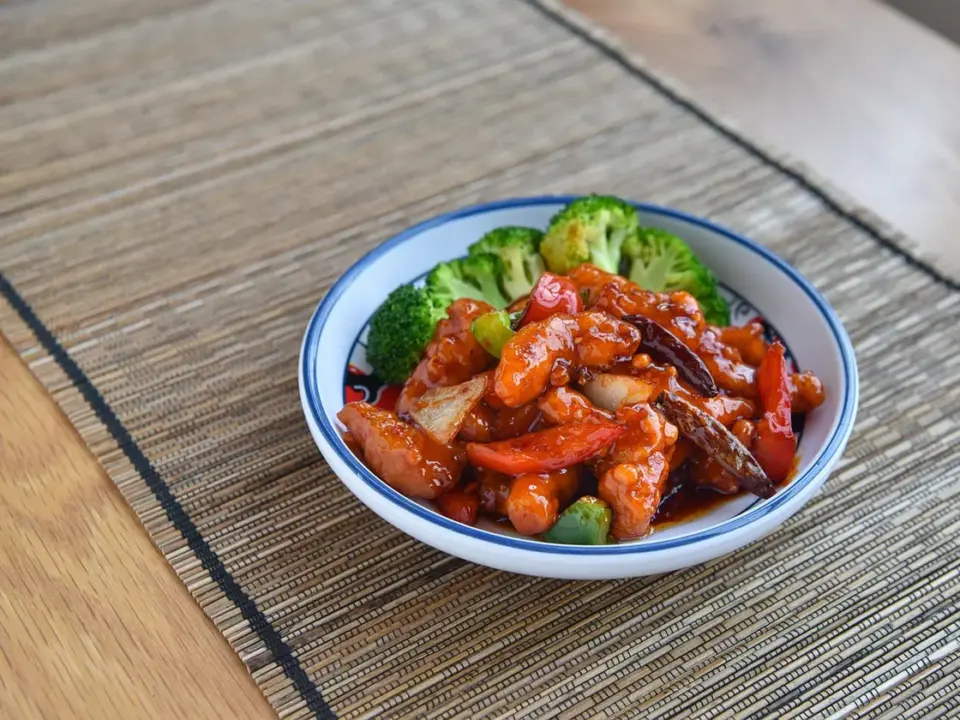 Pollo agridulce