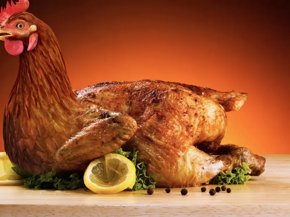 Pollo a la mostaza y miel al horno