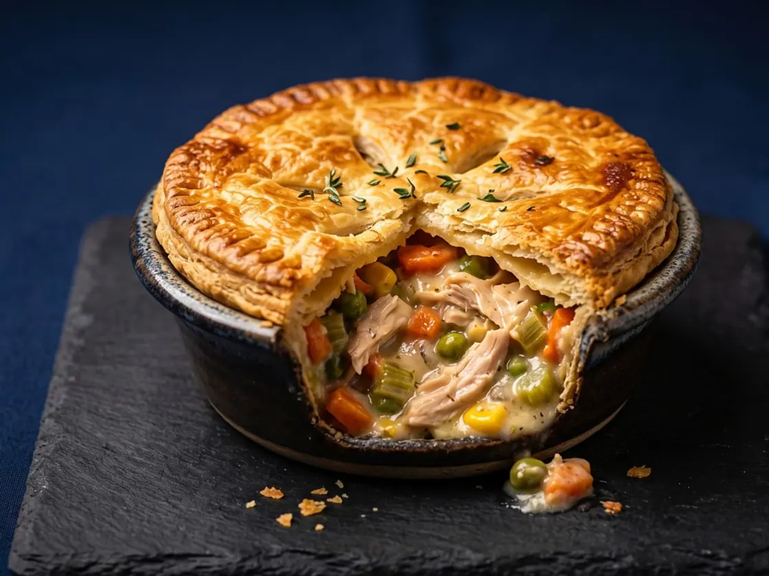 Pollo en papillote con verduras