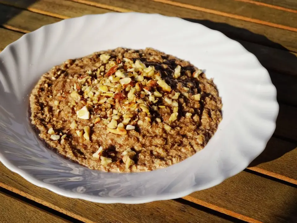Porridge de quinoa con manzana y canela