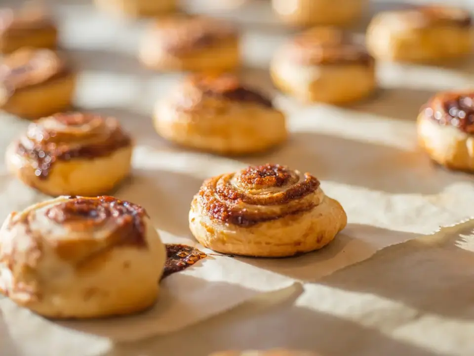 Rollitos de canela proteicos