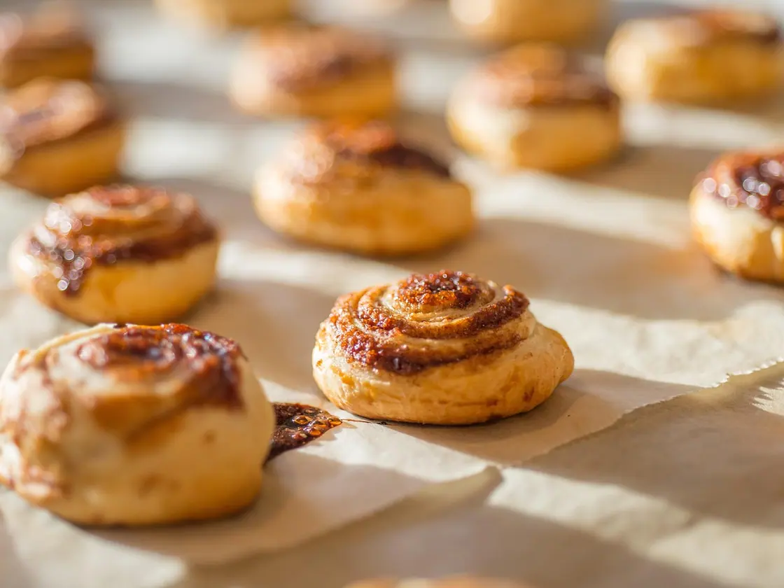 Rollitos de canela proteicos