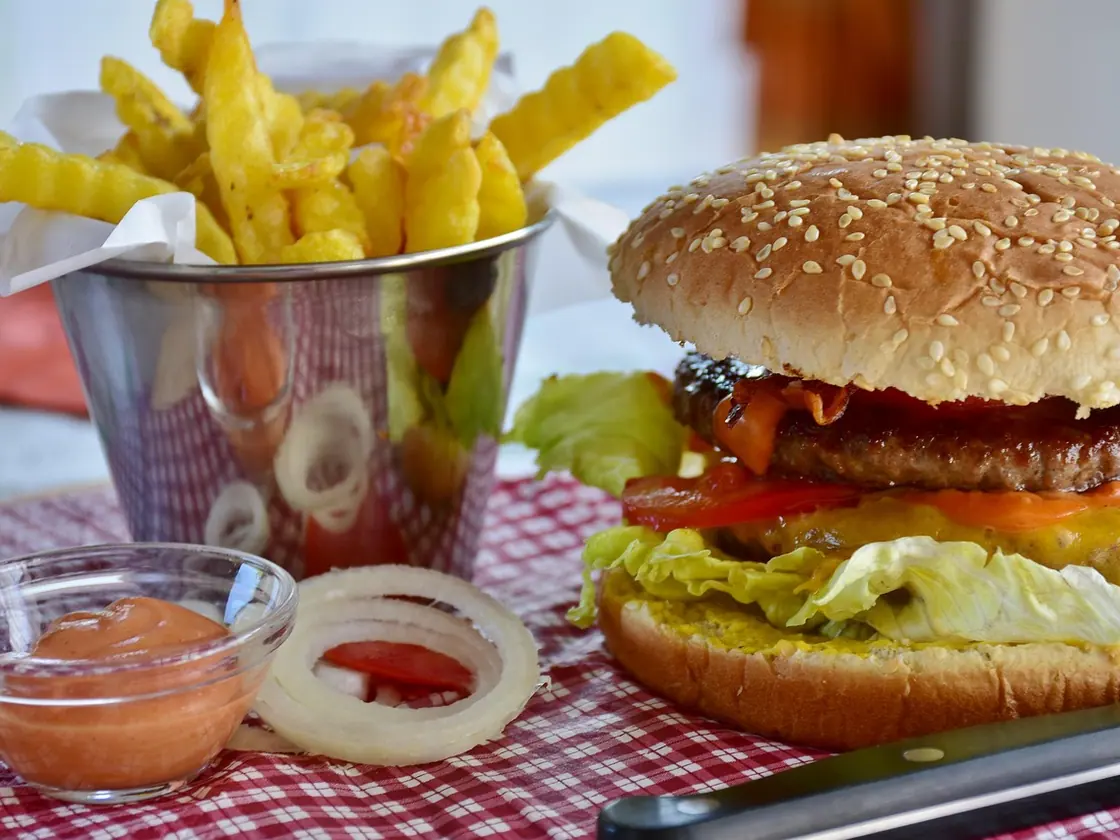 Smash burger proteica de ternera