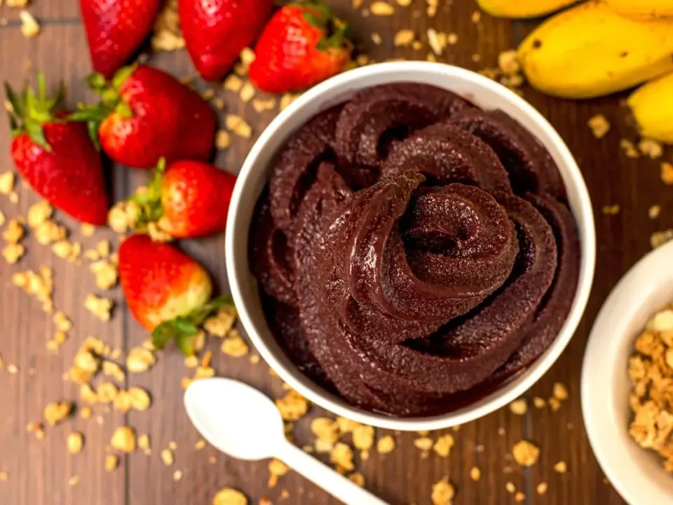 Smoothie bowl de frutos rojos