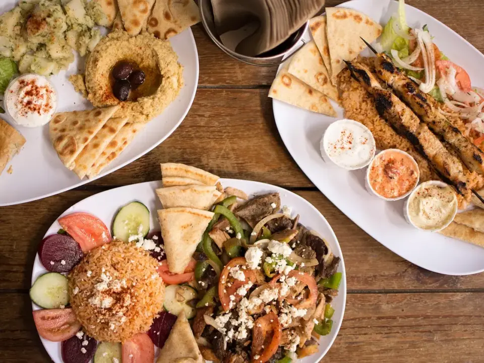 Souvlaki de pollo griego