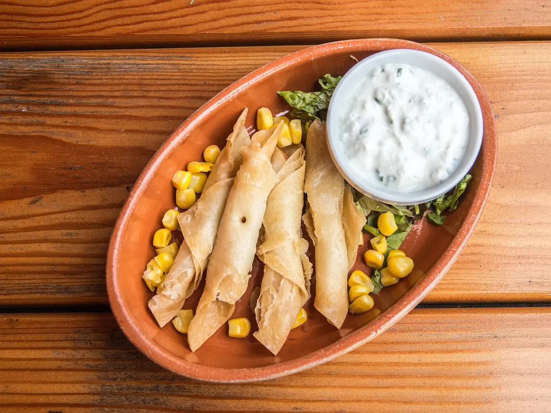 Taquitos de pollo en air fryer