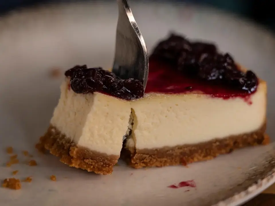 Tarta de queso cremosa (estilo vasco)