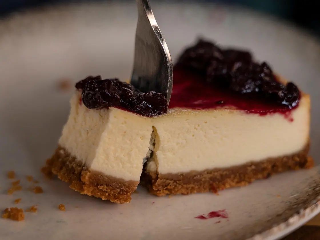 Tarta de queso cremosa (estilo vasco)