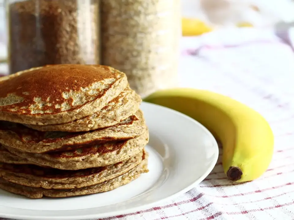 Tortitas de avena y plátano (3 ingredientes)