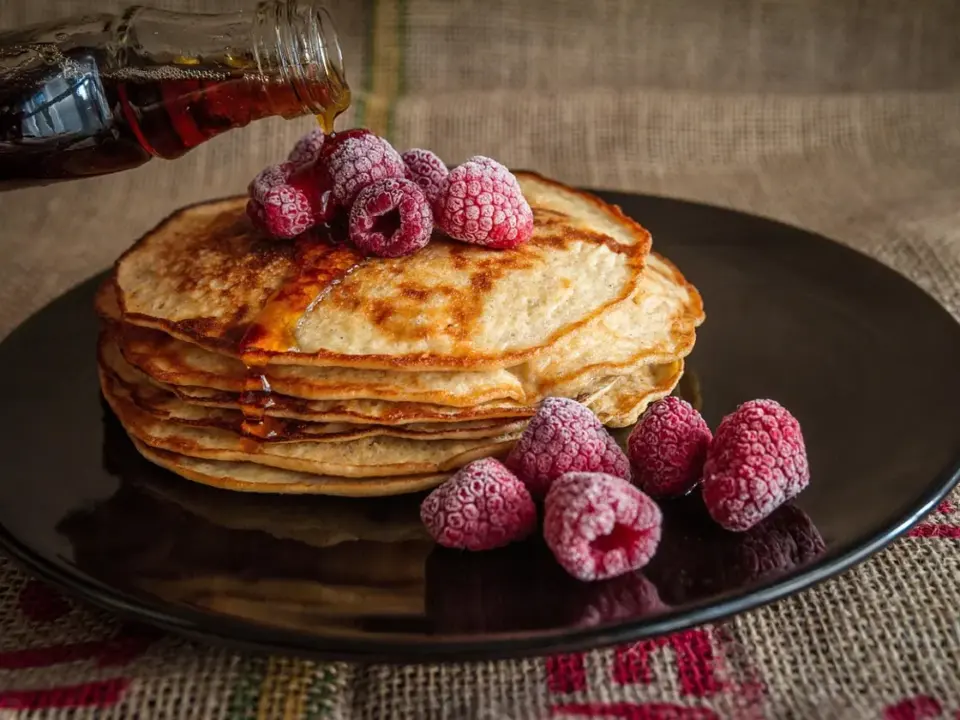 Tortitas proteicas esponjosas