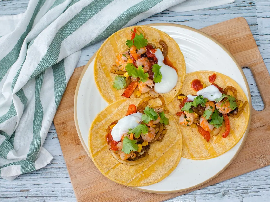 Smash taco de ternera (smash burger en tortilla)